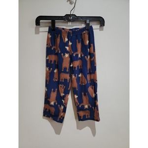 Carter's 4T Navy Sleep Pajama Pants with Brown Bear Patrern